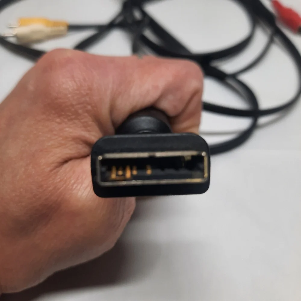 Sony Playstation OEM cable tested